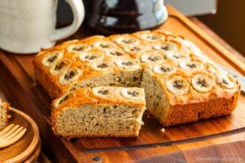 Banana Bread on a cutting board