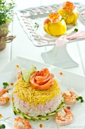 Chirashi Sushi Cake | JustOneCookbook.com