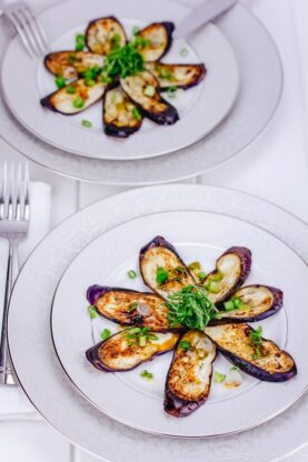 Eggplant with Sesame Ponzu Sauce | www.justonecookbook.com